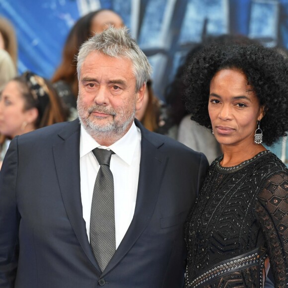 Luc Besson et sa femme Virginie Besson à la première de 'Valerian' au Cineworld à Leicester Square à Londres, le 24 juillet 2017