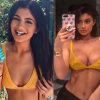 Kylie Jenner transformée en à peine une année. Photos datées de 2016 et 2017.