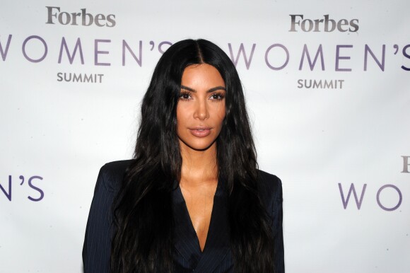 Kim Kardashian lors du sommet féminin Forbes 2017 aux Spring Studios à New York City, New York, Etats-Unis, le 13 juin 2017