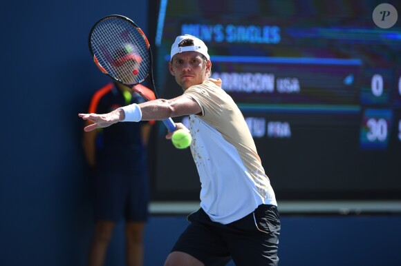 Paul-Henri Mathieu lors du premier tour à l'US Open, New York, le 30 août 2016.