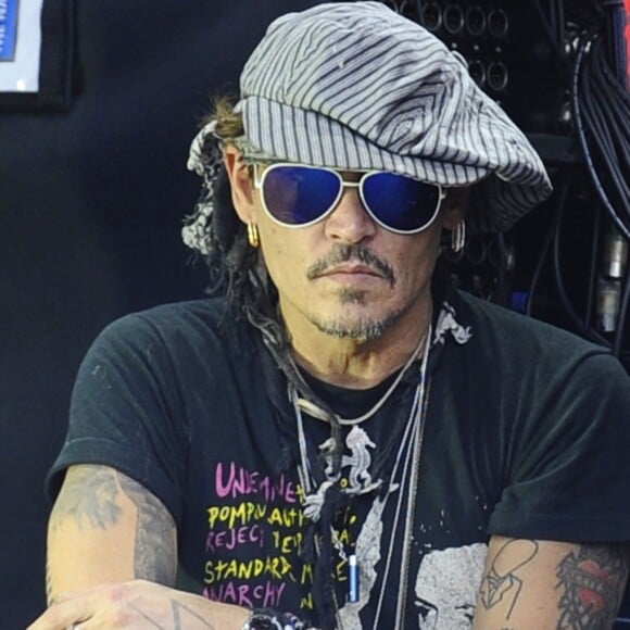 Johnny Depp au festival de Glastonbury le 24 juin 2017 24 June 2017.