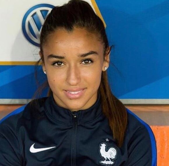 Sakina Karchaoui, membre de l'équipe de France féminine de football. Instagram, juillet 2017.