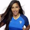 Sakina Karchaoui, membre de l'équipe de France féminine de football. Instagram, 23 juin 2017.
