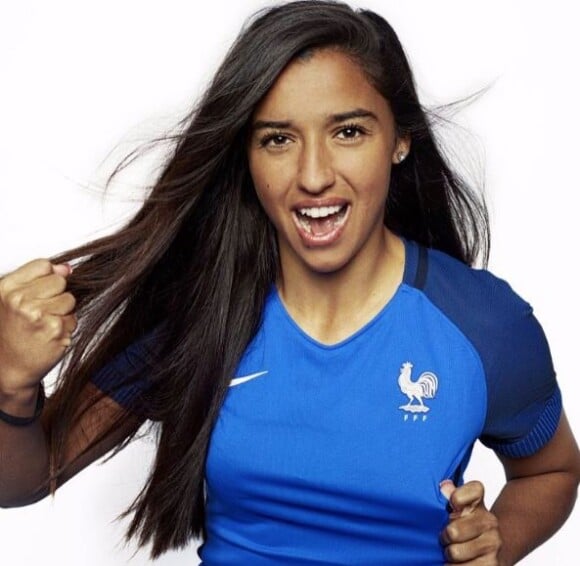 Sakina Karchaoui, membre de l'équipe de France féminine de football. Instagram, 23 juin 2017.