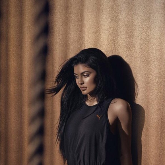 Kylie Jenner pose pour la marque Puma Automne-Hiver 2017