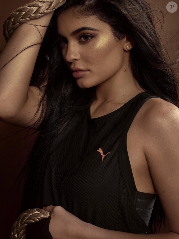 Kylie Jenner pose pour la marque Puma Automne-Hiver 2017
