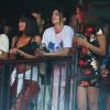 Kylie Jenner, Kendall Jenner et Bella Hadid au concert de Travis Scott à Londres le 8 juillet 2017
