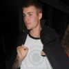 Justin Bieber quitte le restaurant Ours dans le quartier de Kensington à Londres le 1er juillet 2017.