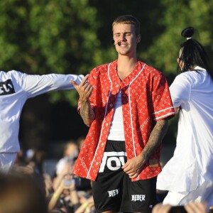 Justin Bieber en concert au British Summer Time à Hyde Park à Londres, le 2 juillet 2017