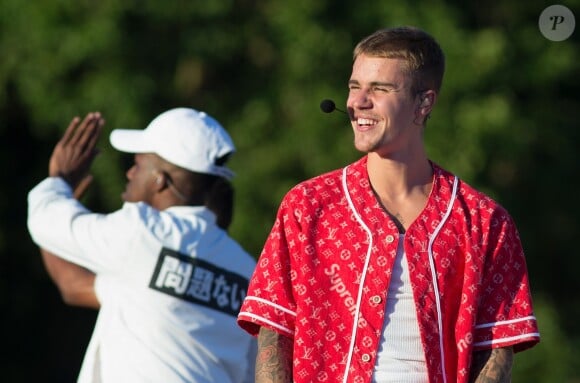 Justin Bieber en concert au British Summer Time à Hyde Park à Londres, le 2 juillet 2017