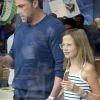 Exclusif - Ben Affleck visite le Apple Store en compagnie de sa fille Violet à Santa Monica, le 2 août 2017