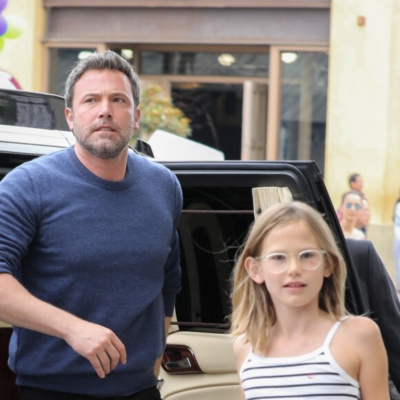 Ben Affleck emmène sa Violet au cinéma à Santa Monica, le 2 août 2017
