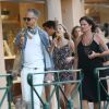 Exclusif - Jefferson Hack et sa fille Lila Grace Moss (fille de Kate Moss) se promènent à Saint-Tropez, le 25 juillet 2017.