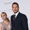 Anna Faris et son mari Chris Pratt à la première de Passengers au théâtre The Regency Village à Westwood, le 14 décembre 2016