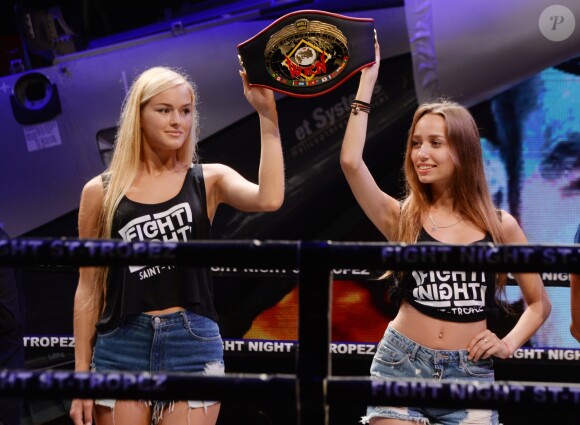 Illustration lors de la 5ème édition de la Fight Night à la Citadelle de Saint-Tropez, le 4 août 2017.La Fight Night est un concept original alliant les plus hautes valeurs des sports de combats internationaux au glamour de Saint-­Tropez. Certains des plus grands noms de la boxe thaï et du kick-boxing mondiaux se sont affrontés sur ce ring faisant désormais partie de la légende de la boxe sous toutes ses formes. Cette prestigieuse soirée de gala est devenue au cours du temps LA marque d'un succès sportif et people retentissant. Un événement incontournable dans le village le plus célèbre de la Côte d'Azur. © Rachid Bellak/Bestimage04/08/2017 -