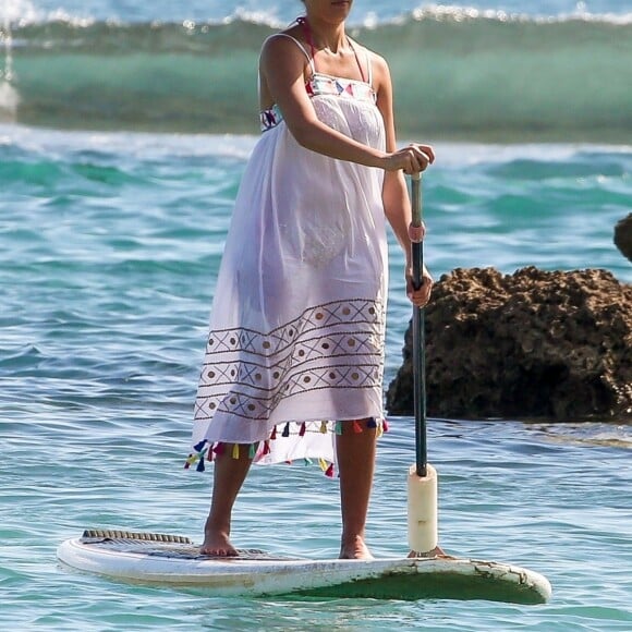 Jessica Alba à Honolulu, le 14 juillet 2017.