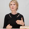 Cynthia Nixon à la conférence de presse de "Killing Reagan" à l'hôtel Four Seasons de Beverly Hills. Los Angeles, le 27 octobre 2016.