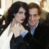 Sylvie Ortega Munos, Ludovic Chancel lors de la soirée de lancement en exclusivité du magazine Façade 16, le numéro des 40 ans chez colette, en présence des créateurs et de tous les artistes et personnalités de Façade 16 à Paris, France, le 23 février 2017. © Marc Ausset-Lacroix/Bestimage