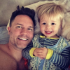 Scott Porter et son fils McCoy. La famille s'est agrandie en août 2017 avec la naissance d'une petite fille. Photo Instagram du 14 juillet 2017.