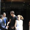 Exclusif - Céline Dion et son danseur Pepe Munoz sont allés déjeuner à l'hôtel Raphael, à Paris, France, le 7 août 2017.
