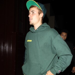 Justin Bieber arrive au club "Peppermint" à West Hollywood. Le 6 août 2017 West Hollywood