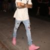 Justin Bieber à la sortie de la soirée Hanes X Karla à Maxfield dans le quartier de Soho à West Hollywood, le 3 août 2017