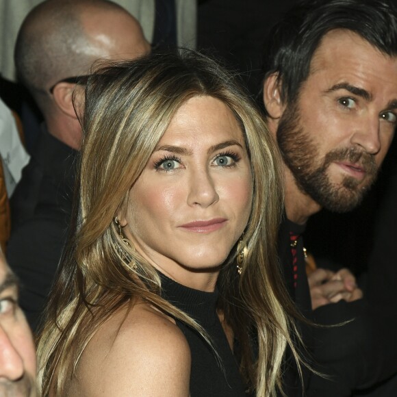 Jennifer Aniston et son mari Justin Theroux à la soirée d'ouverture de la 8e édition du festival "Séries Mania" au cinéma Grand Rex. Paris, le 13 avril 2017. © Pierre Perusseau/Bestimage
