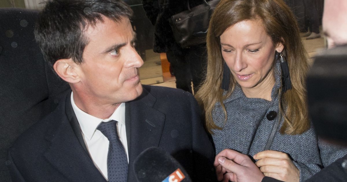 Manuel Valls et sa femme Anne Gravoin Arrivées et sorties des