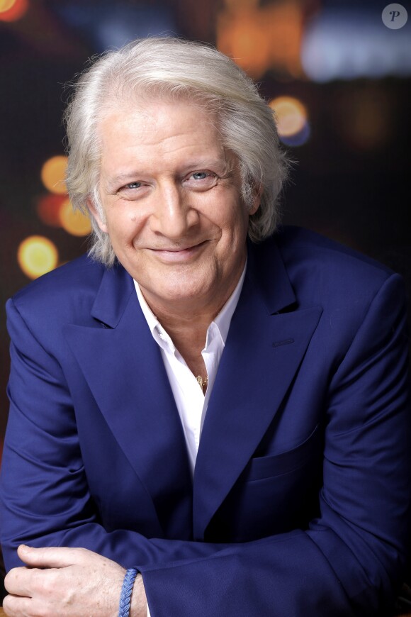 Portrait de Patrick Sébastien à Paris le 7 avril 2016.