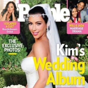 Kim Kardashian en couverture du magazine PEOPLE. Août 2011.