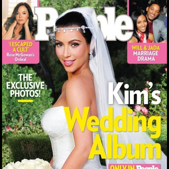 Kim Kardashian en couverture du magazine PEOPLE. Août 2011.