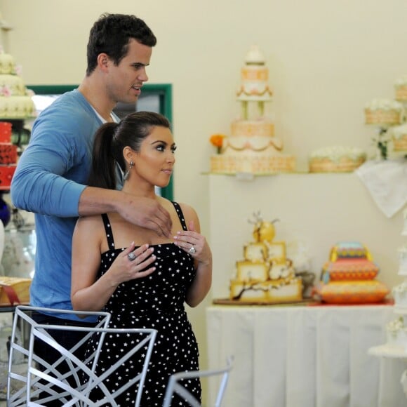 Kim Kardashian et Kris Humphries à Los Angeles. Juillet 2011.