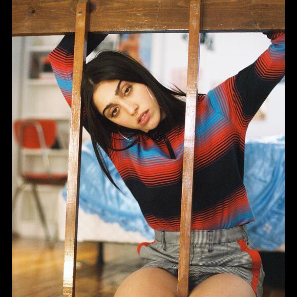 Lourdes Leon - Look book de la collection MadeMe/X-Girl, collaboration des marques MADEME® et X-girl. Photo par Mayan Toledano.