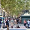 Image de La Rambla, à Barcelone, au lendemain de l'attaque terroriste qui y a été perpétrée le 17 août 2017.