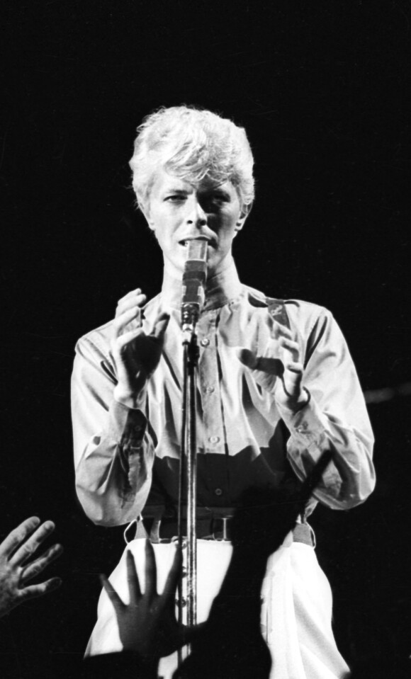 David Bowie à Londres en 1983.