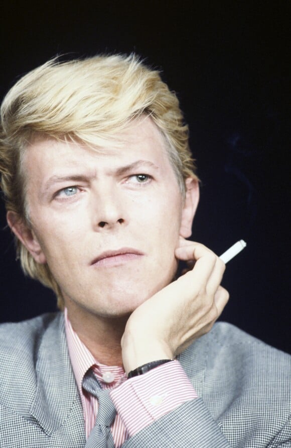 En France, à Cannes, David Bowie en mai 1983.