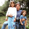 Morgane Polanski pose avec son père Roman et son petit frère Elvis