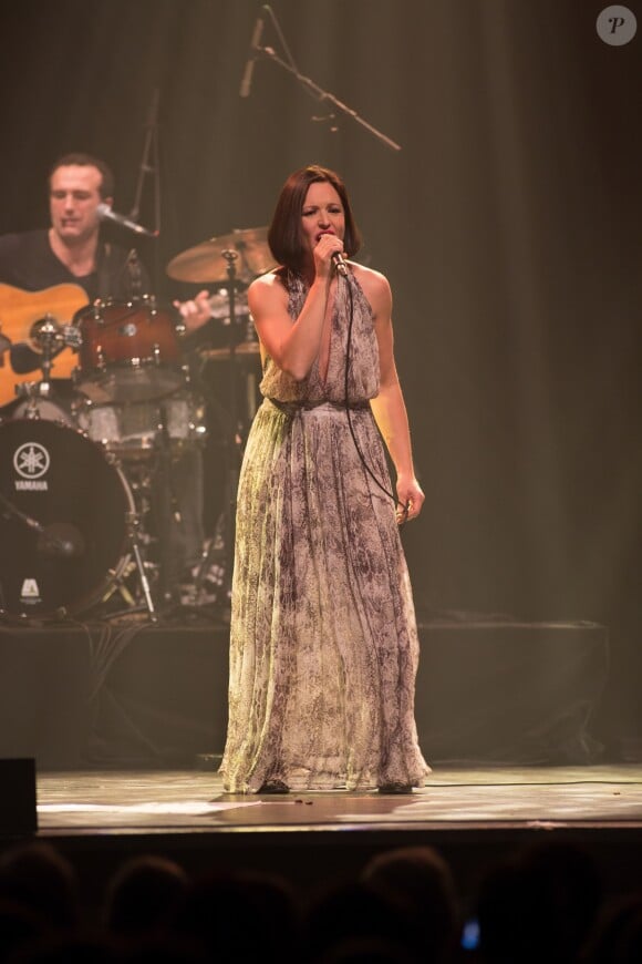 Exclusif - Concert de la chanteuse Natasha St-Pier au casino Barrière de Lille le 16 décembre 2016.