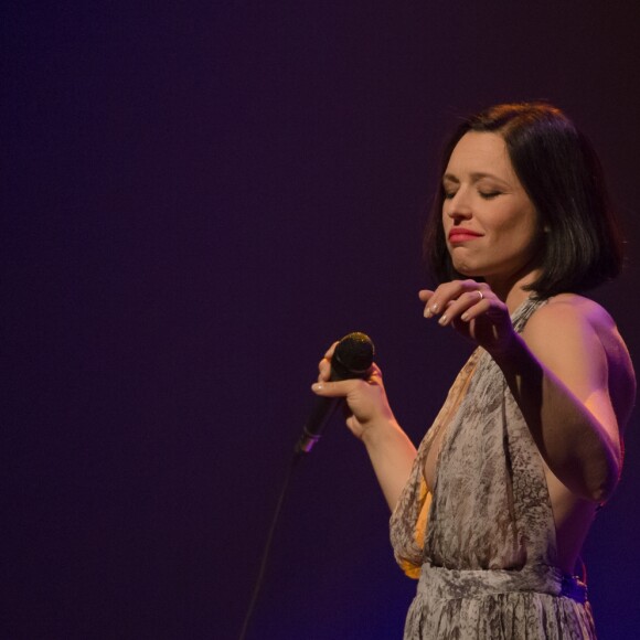 Exclusif - Concert de Natasha St-Pier au casino Barrière de Lille le 16 décembre 2016.