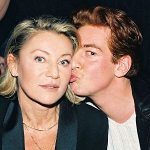 Sheila et son fils Ludovic Chancel à Paris en 1998.