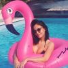 Agathe Auproux profite du soleil du Limousin au mois d'août 2017.