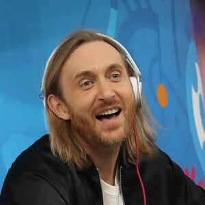 David Guetta et Zara Larsson - People au match de la finale de l'Euro 2016 Portugal-France au Stade de France à Saint-Denis le 10 juillet 2016. © Cyril Moreau / Bestimage