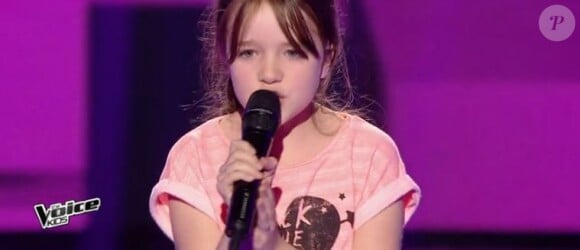 Chiara "The Voice Kids 4", seconde soirée des auditions à l'aveugle diffusée le 26 août 2017 sur TF1.