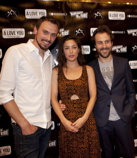 Paul Lefevre, Fanny Valette, Antoine Gouy - Avant-première du film "A Love You" lors de l'ouverture du Festival du Marrakech du Rire, le 10 juin 2015.