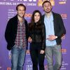 Paul Lefèvre, Fanny Valette et Antoine Gouy pour le film "A Love You" - 3e journée du 18e Festival international du film de comédie de l'Alpe d'Huez, le 16 janvier 2015.