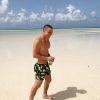 L'acteur Colton Haynes est en vacances dans les Caraïbes. Instagram, août 2017