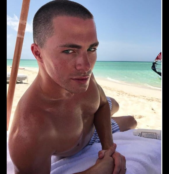 Colton Haynes est en vacances dans les Caraïbes. Instagram, août 2017