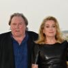 Catherine Deneuve et Gérard Depardieu - 10e Festival du Film Francophone d'Angoulême. Le 25 août 2017 © Coadic Guirec / Bestimage
