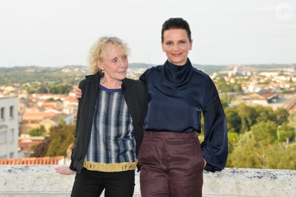 Claire Denis et Juliette Binoche - 10e Festival du Film Francophone d'Angoulême. Le 25 août 2017 © Coadic Guirec / Bestimage