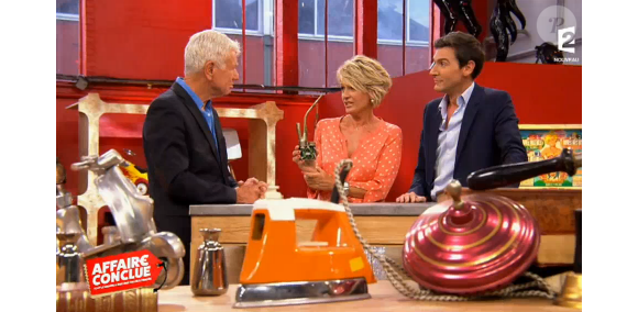 Sophie Davant et la "pipe chinoise" dans "Affaire conclue", le 28 août 2017.